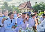 เข้าร่วมพิธีบำเพ็ญกุศลในวาระครบ 15 วัน (ปัณรสมวาร) แห่งการสิ