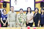 ร่วมให้การต้อนรับข้าราชการ โอน (ย้าย) นางสาวรินทร์ณิญา รุ่งส