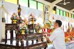 เข้าร่วมพิธีสวดอภิธรรมและบำเพ็ญพระราชกุศลแด่สมเด็จพระนางเจ้า