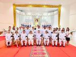 เข้าร่วมพิธีสวดพระพุทธมนต์และทำบุญตักบาตร ถวายพระราชกุศล เนื