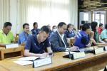 เข้าร่วมการประชุมคณะกรรมการศูนย์ปฏิบัติการความปลอดภัยทางถนนอ